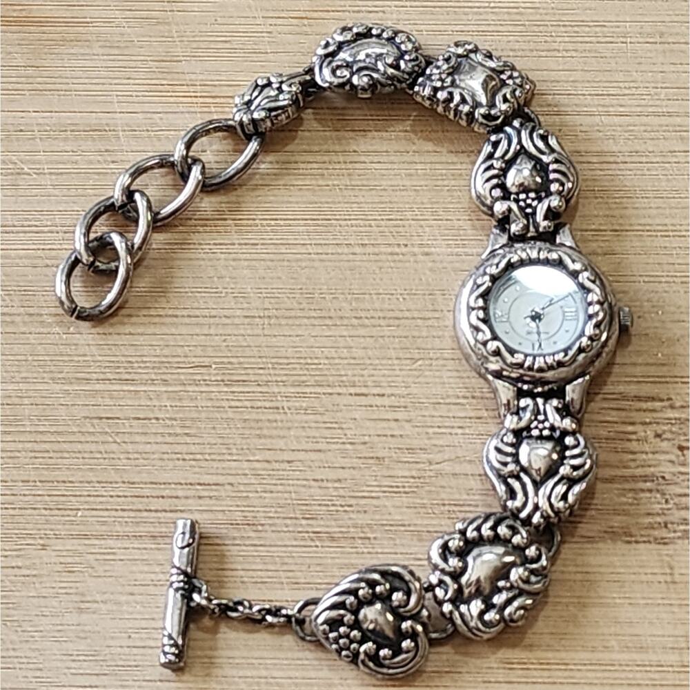 Brighton Silver Plated Florence Toggle Bracelet W… - image 4